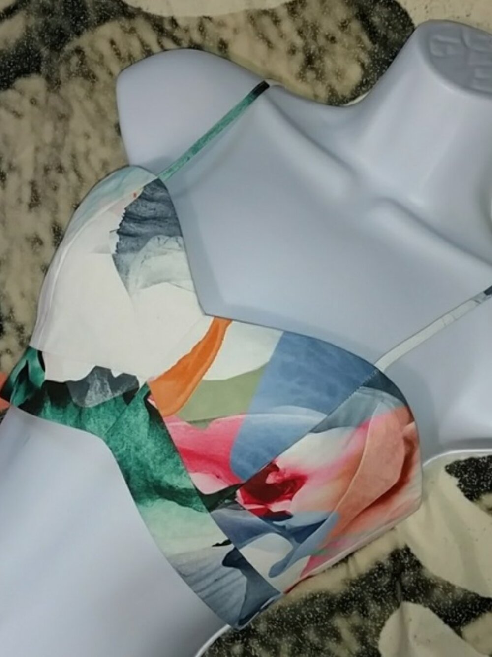 StyleStalker Abstract Crop Top Small